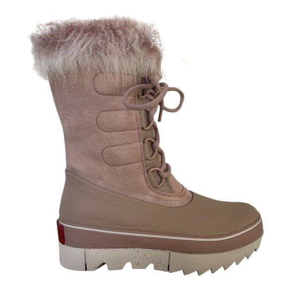 Sorel Boots Joan Of Arctic Next Faux Fur Waterproof Mauve Pink Size 9.5 - Picture 4 of 12